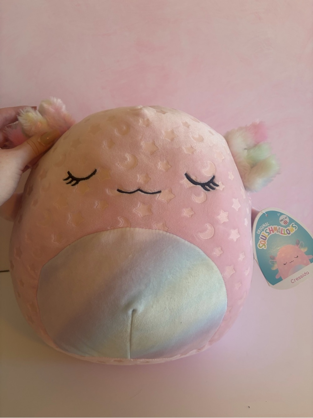 Squishmallows Cressida the Axolotl 12” Target Exclusive Glow In Dark Kellytoy